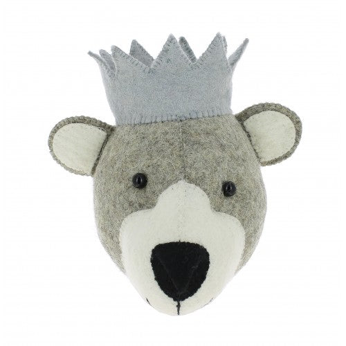 Animal Head Baby Bear Head Mini - Fiona Walker England