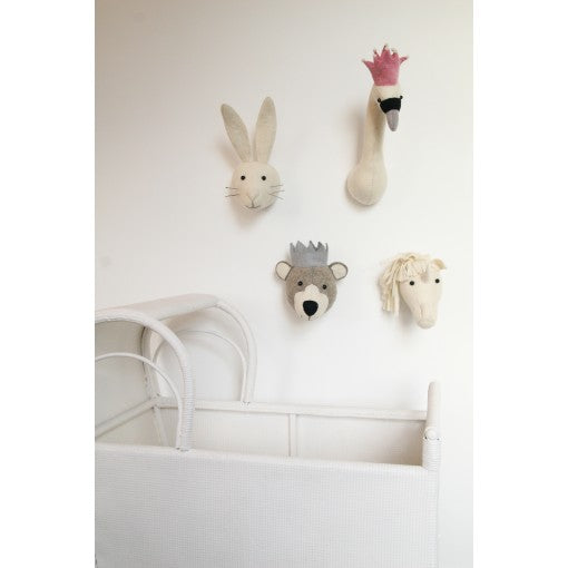 Animal Head Baby Bear Head Mini - Fiona Walker England