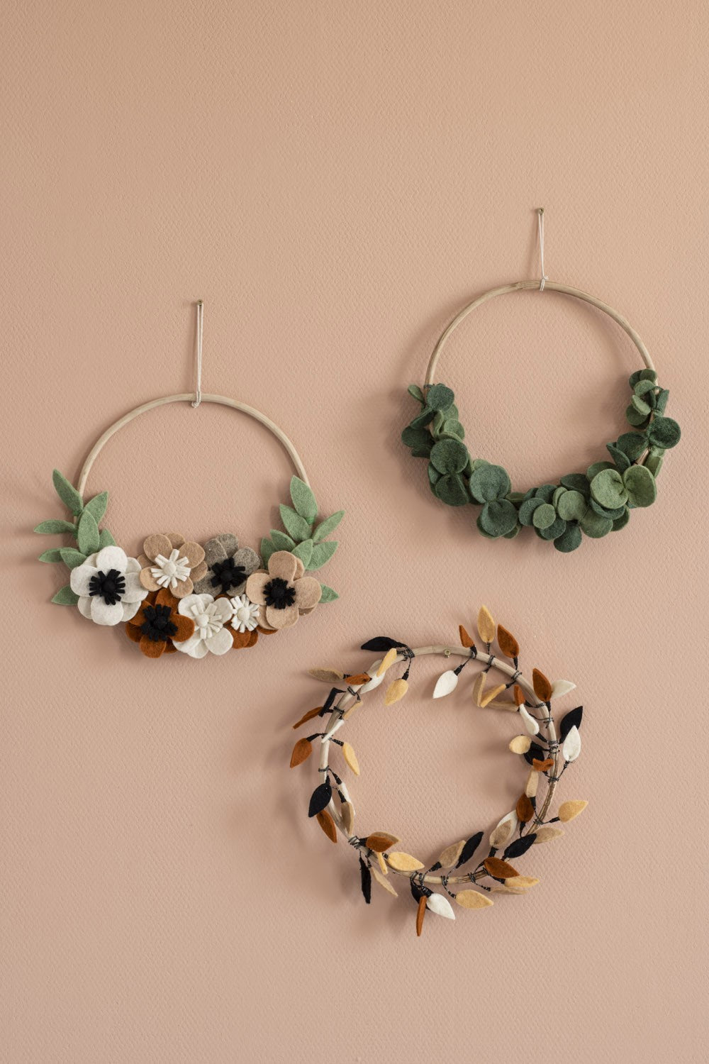 Flower Hoop - felt Flowers - KidsDepot