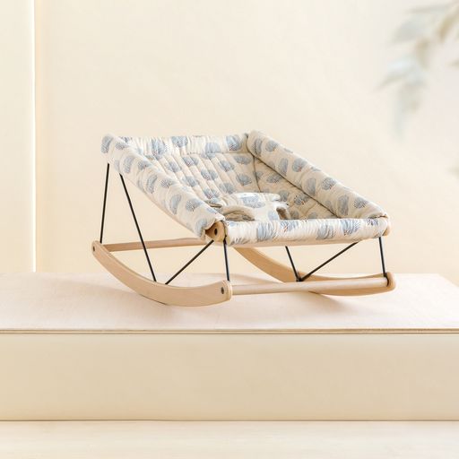 Baby Bouncer - Blue gatsby cream - Nobodinoz