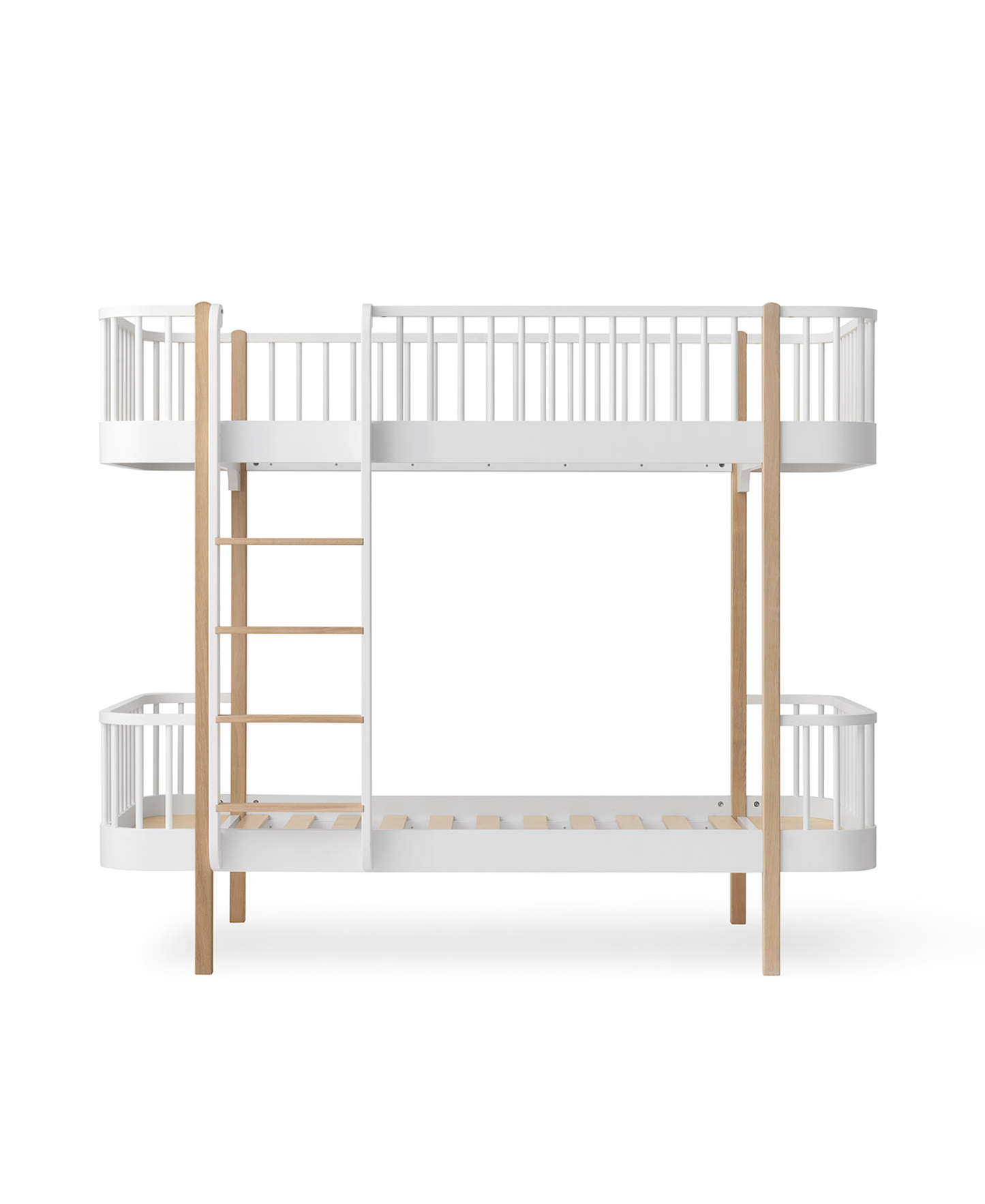 Wood Bunk Bed White Oak - Oliver Furniture
