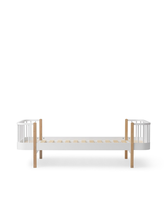 Wood Day Bed White/Oak - Oliver Furniture