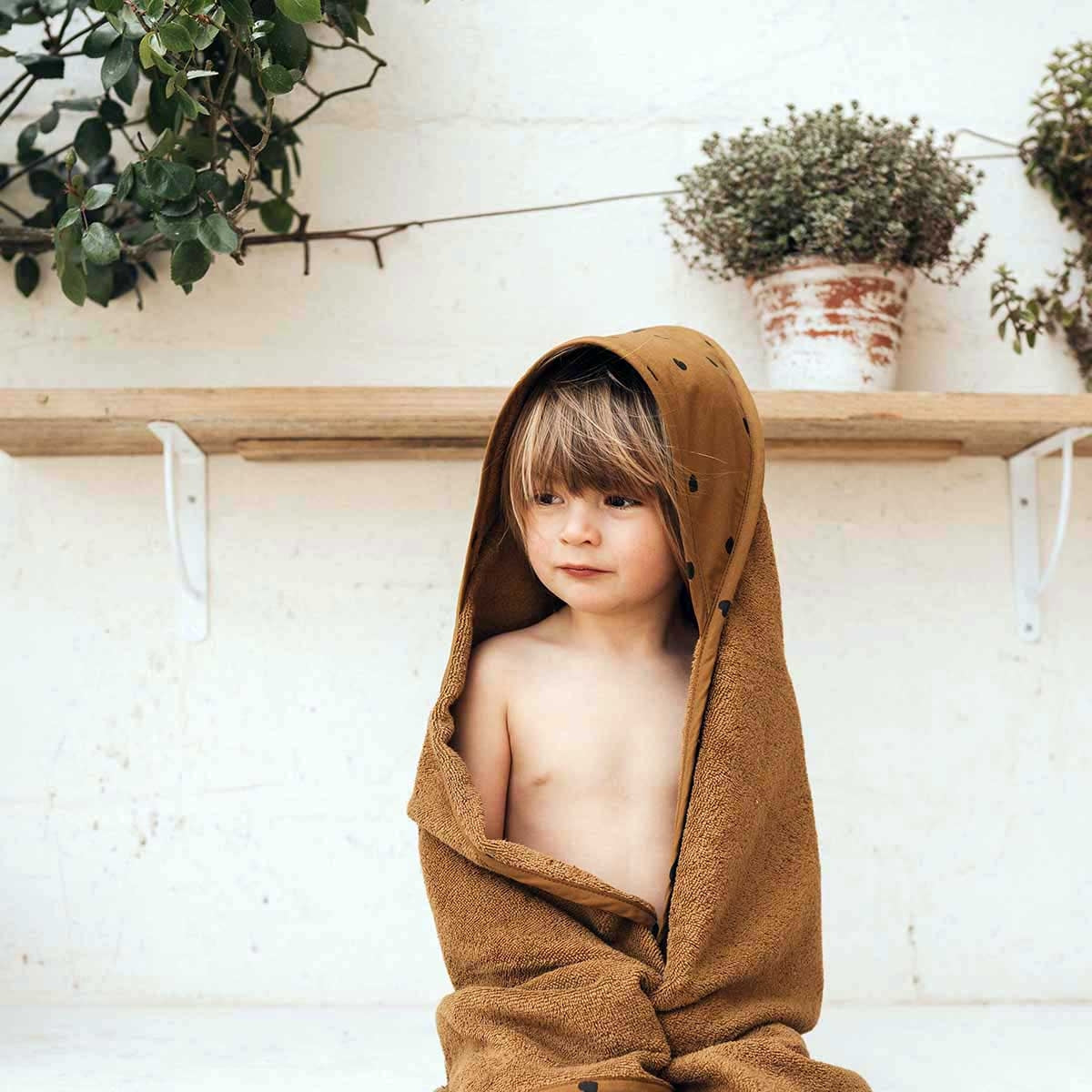 COLETTE BATH CAPE CUMIN HEART