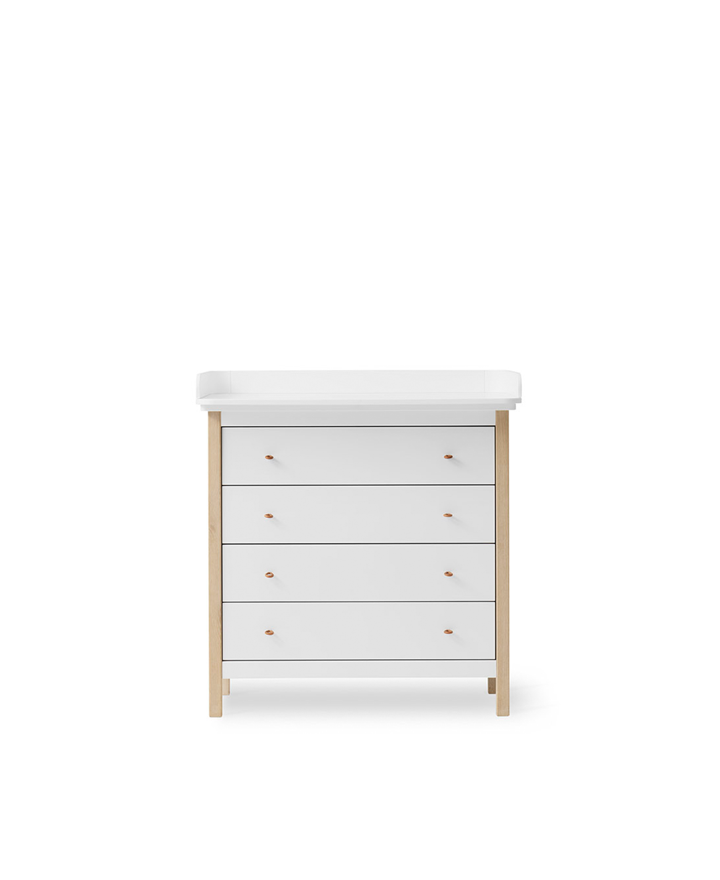 Wood Nursery Dresser Nursery Top White Oak - Oliver Furniture