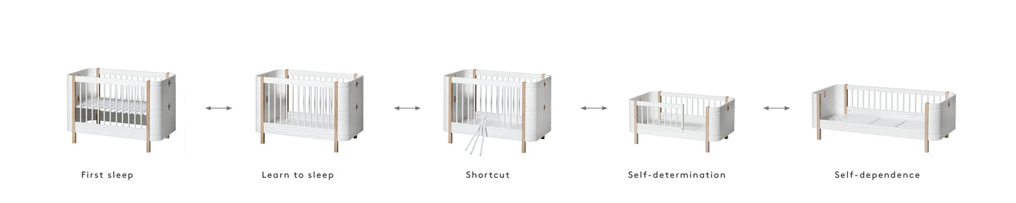 Wood Mini+ Basic White Oak - Oliver Furniture