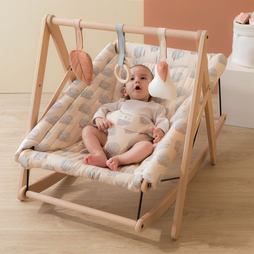 Baby Bouncer Blue gatsby cream Nobodinoz Petit Depot Interieur