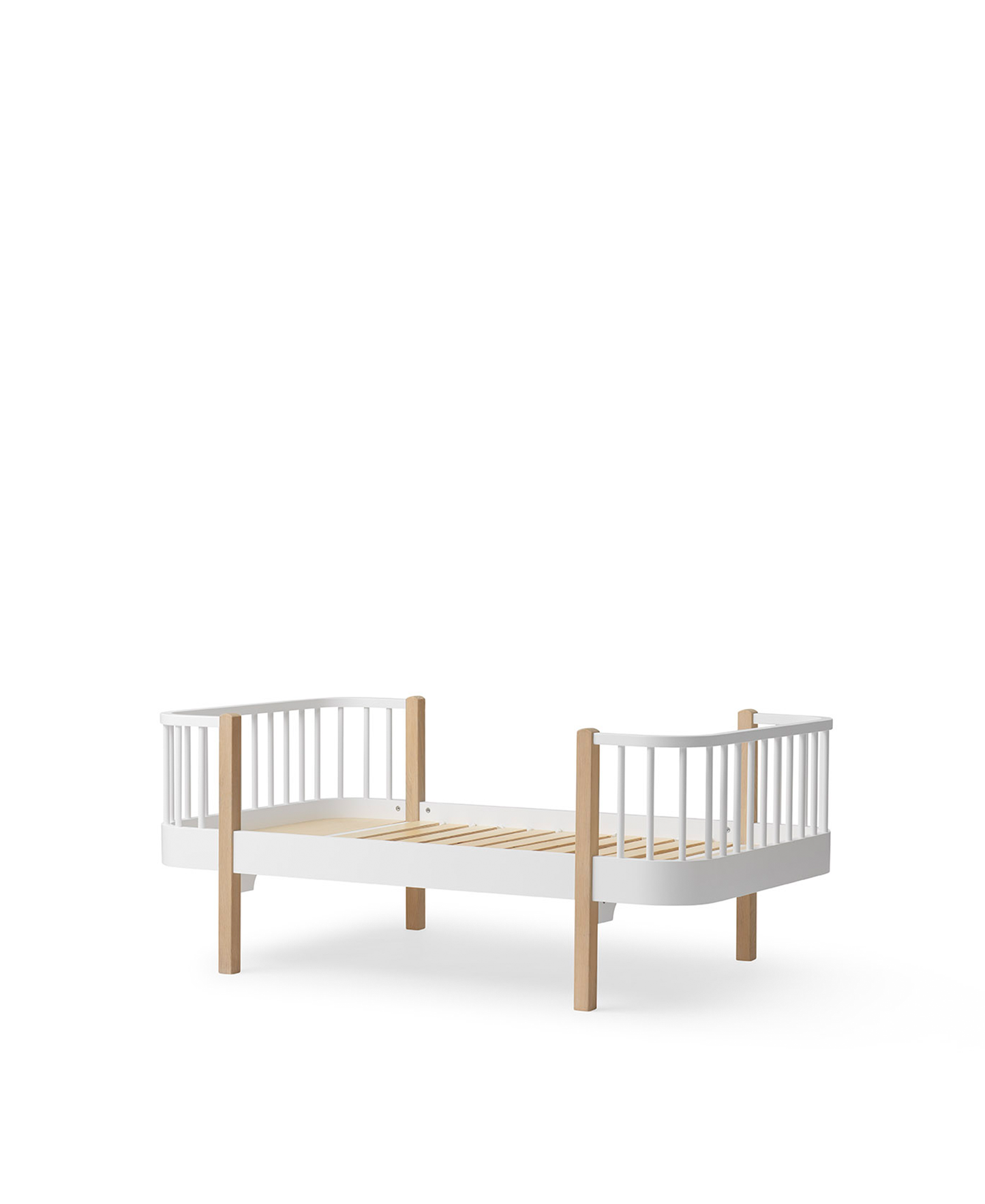 Wood Junior Day Bed White Oak - Oliver Furniture