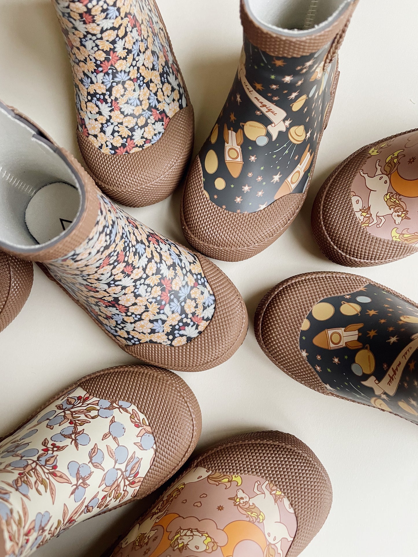 WELLY RUBBER BOOTS PRINT - Unicorn Blush - Konges Sløjd