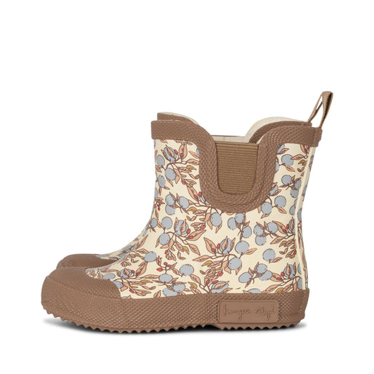 WELLY RUBBER BOOTS PRINT - Orange Blue- Konges Sløjd