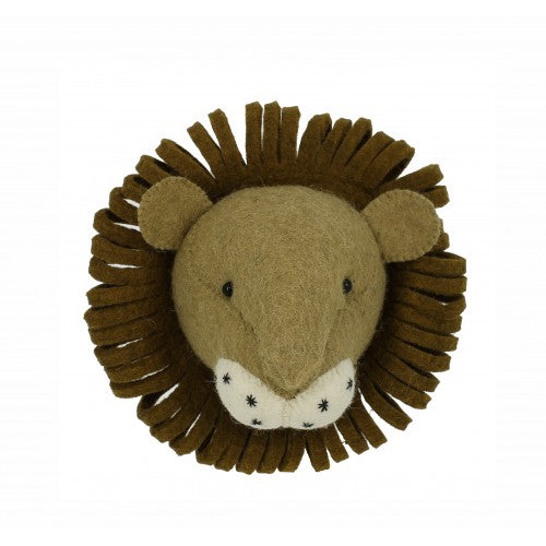 Animal Head Lion Head Mini - Fiona Walker England
