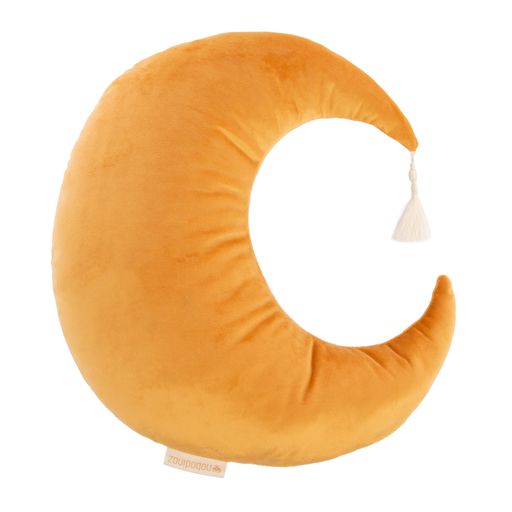Pierrot Moon velvet cushion - Nobodinoz