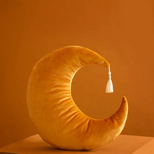 Pierrot Moon velvet cushion - Nobodinoz