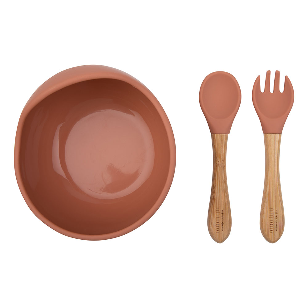 Silicone Bowl + Spoon&Fork - Little Indians
