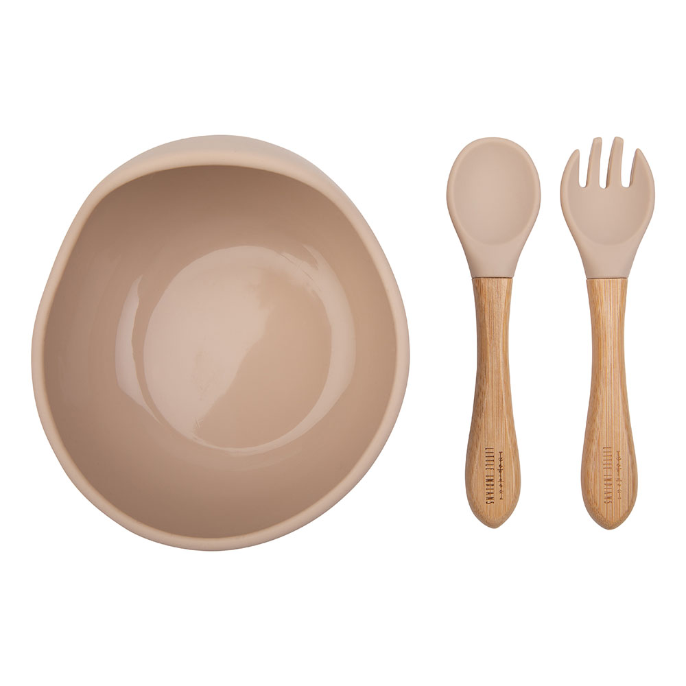 Silicone Bowl + Spoon&Fork - Little Indians