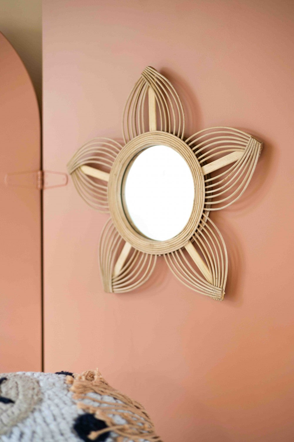 Rattan Mirror Mila Ø 43cm - KidsDepot