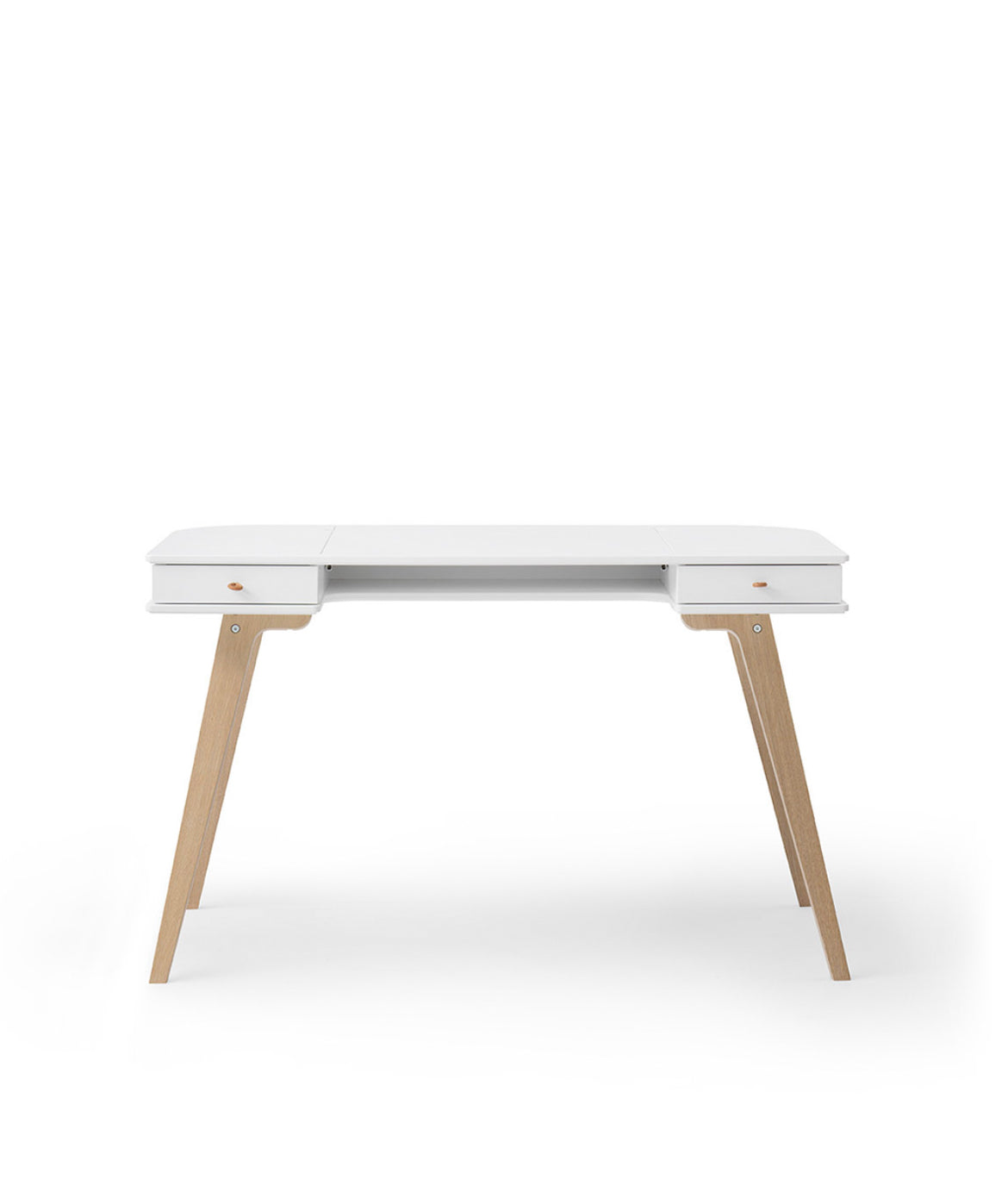 Wood Desk Large White Oak - Oliver Furniture