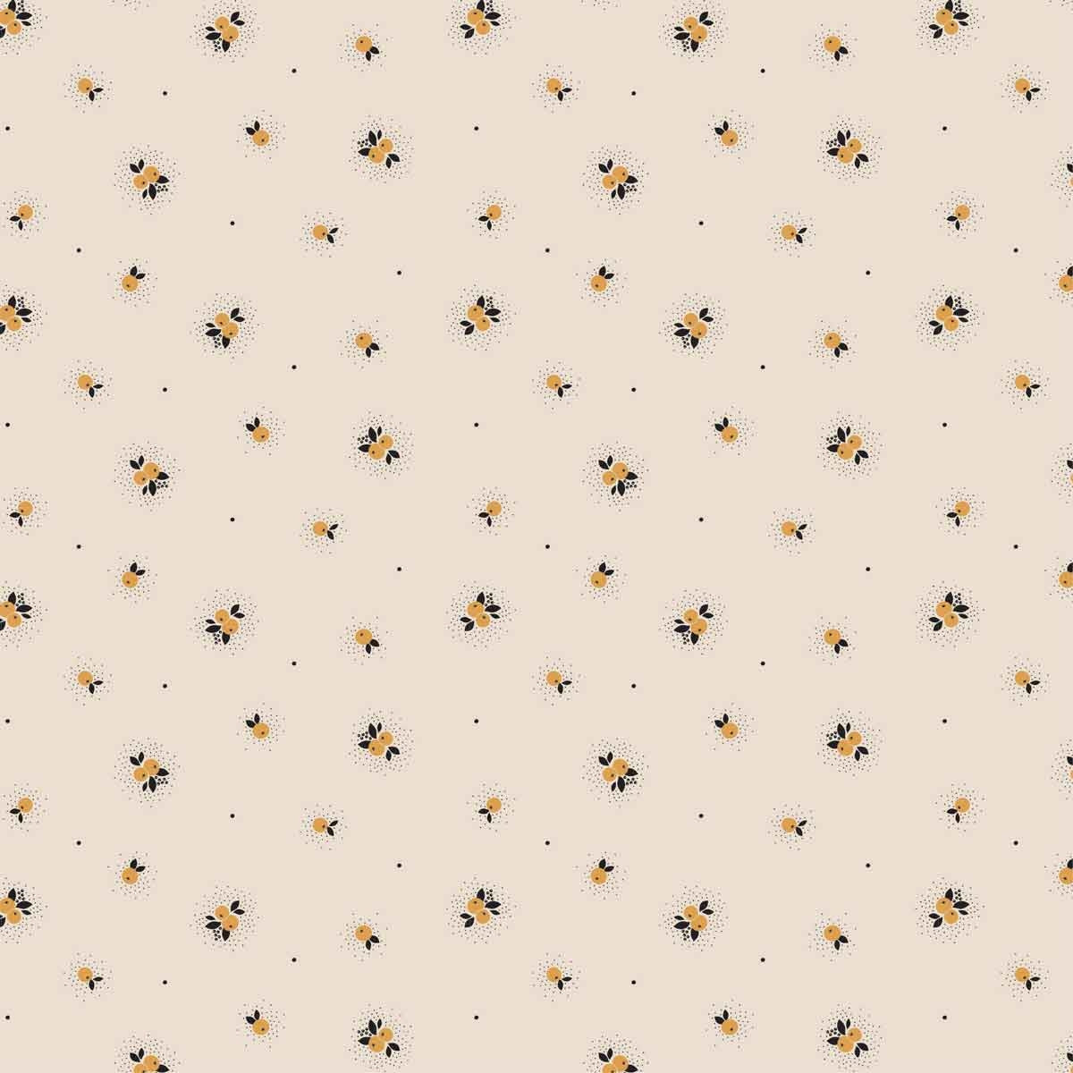 FITTED SHEET OLIVIA APPLE YELLOW - Rose in April